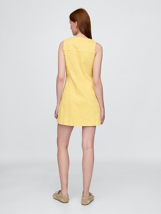 Image number 2 showing, Denim Mini Dress