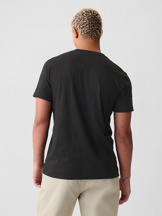 Image number 2 showing, Adult Organic Cotton Pocket T-Shirt